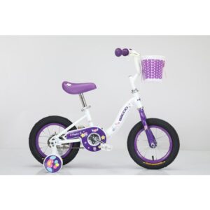 Bicicleta Baccio Mystic R12 blanca/violeta