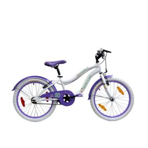 Bicicleta Baccio Mystic R20 blanca/violeta