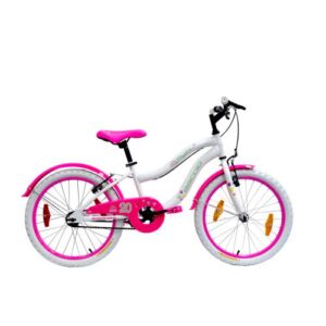 Bicicleta Baccio Mystic R20 Blanca y Rosada