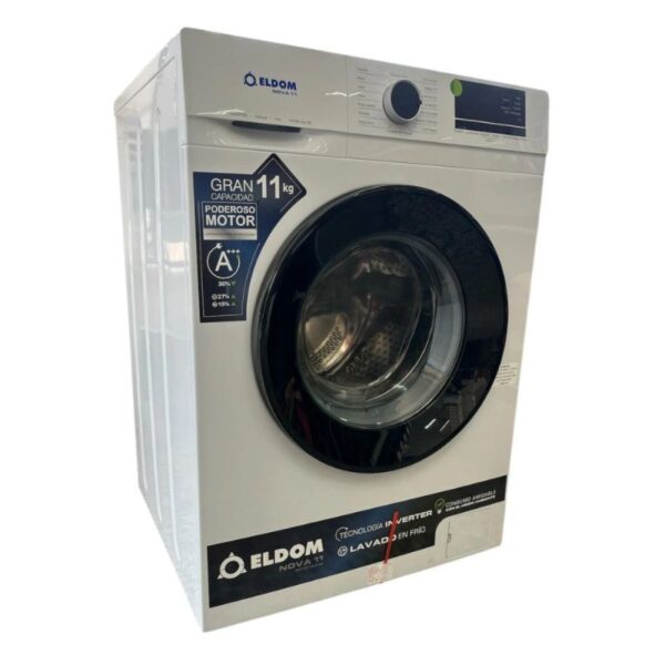 Lavarropas Eldom carga frontal inverter Nova 11kg - Image 2