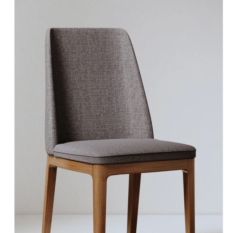 Silla City Linho Cinza Claro / Natural  642