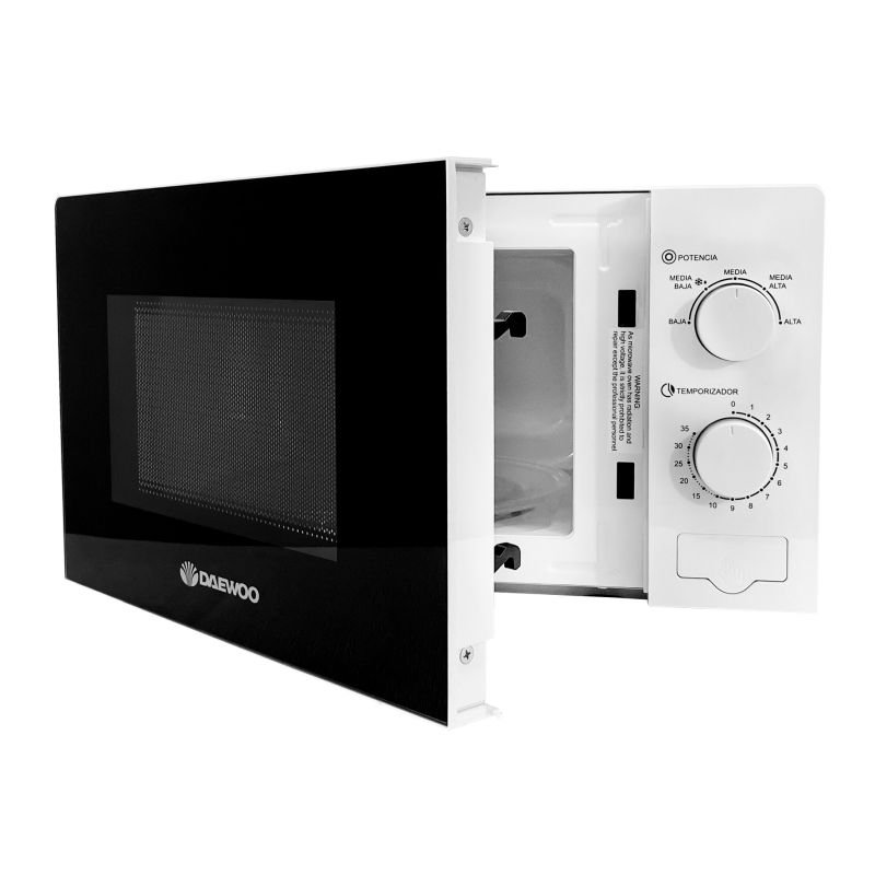 Microondas Daewoo 20lts manual blanco Damwo20w