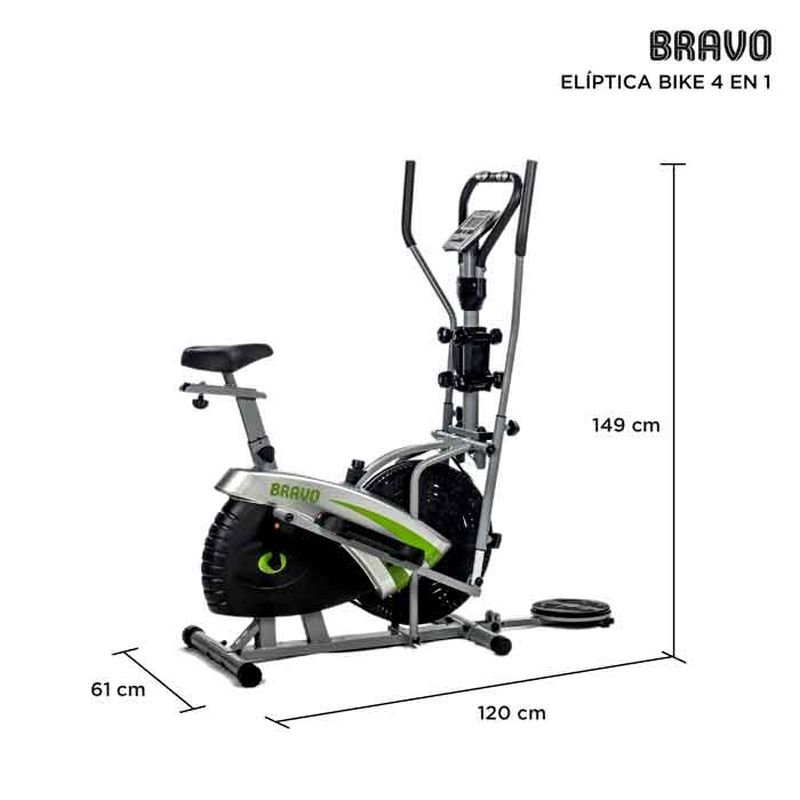 Elíptica Bravo Bike 4 en 1