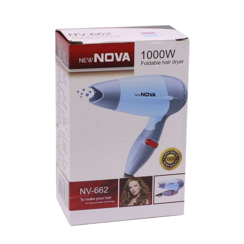 Secador de pelo Nova 1000W NV-662 celeste